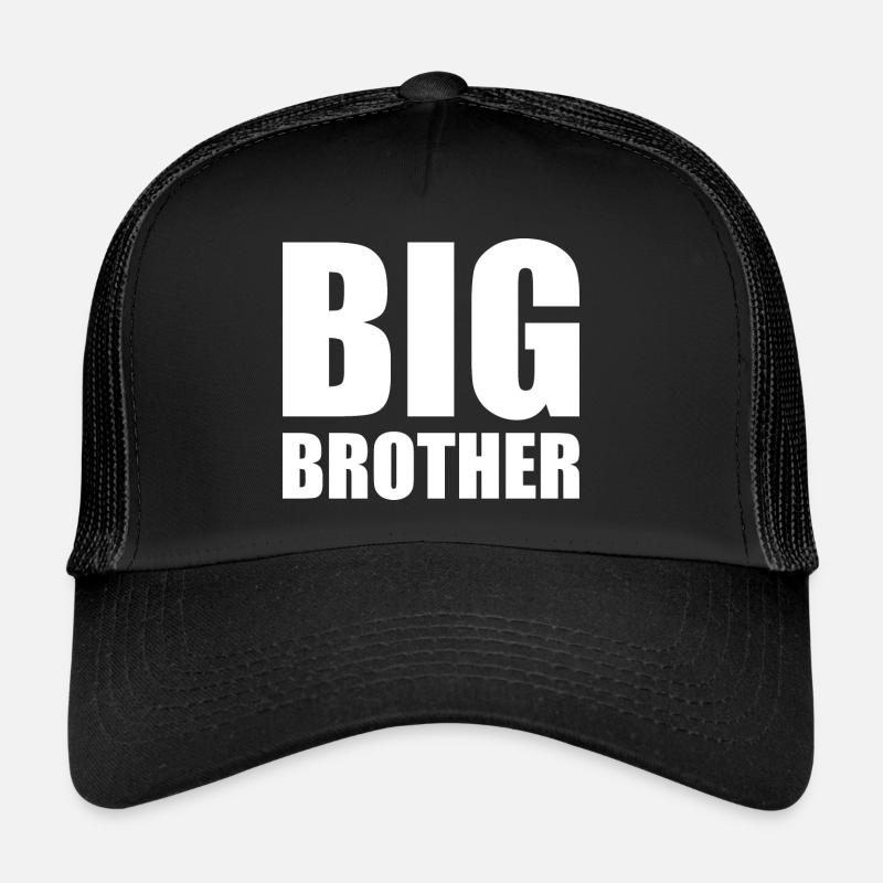 Big brother - Casquette trucker  - noir/noir