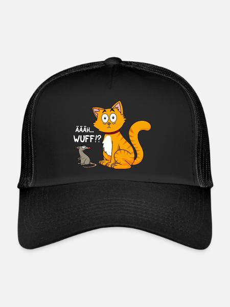 Ääh wuff - Trucker Cap - Schwarz/Schwarz