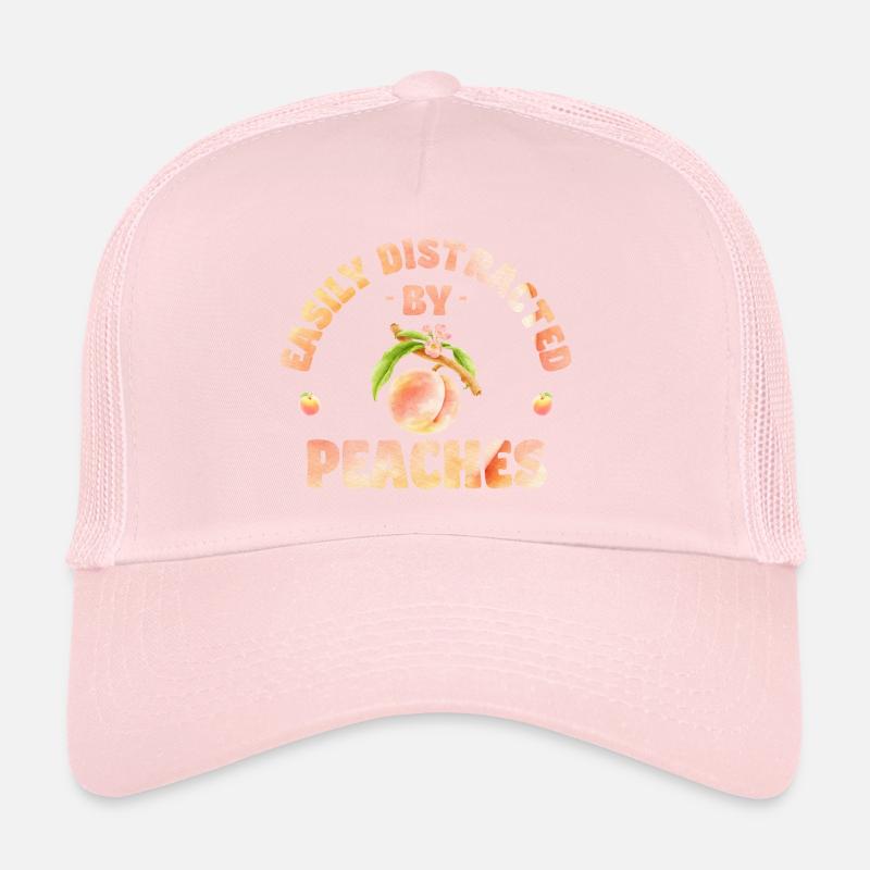 Facilement distrait par les pêches Casquette trucker 