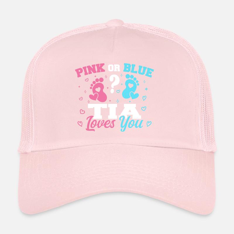 Rosa oder Blau Tia liebt dich - Tia Tante Trucker Cap
