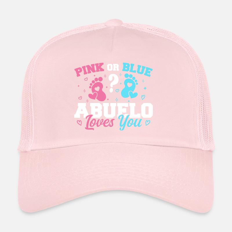 Rosa oder Blau Abuelo liebt dich - Abuelo Opa Trucker Cap