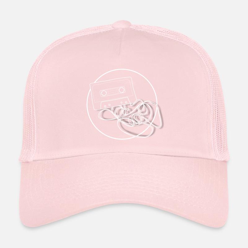 Cassette Tape Cool 80s 90s Design Gift Idea Trucker Cap