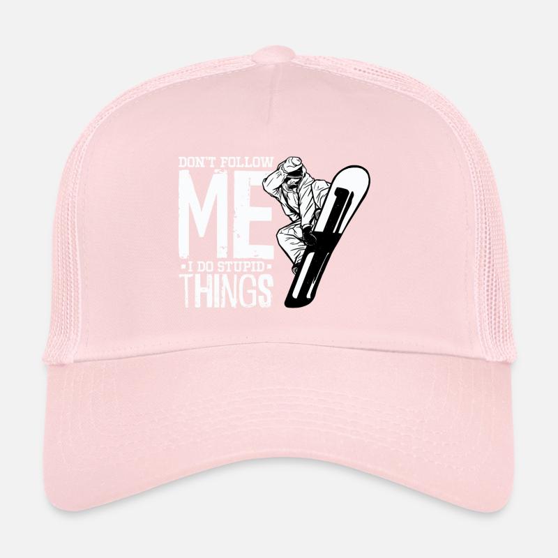 Snowboard Snowboard Vacances Snowboard Snowboarder Casquette trucker 