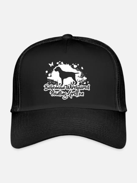 BOHÊME GRIFFON POINTANT GRIFFON Chien Wilsigns - Casquette trucker  - noir/noir - Devant