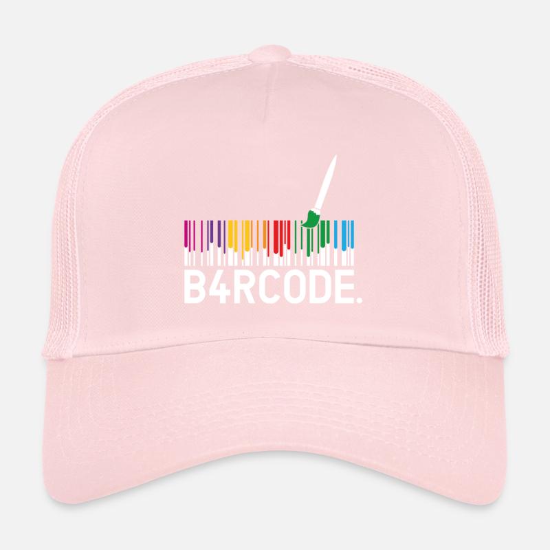 B4RCODE. Peint Casquette trucker 