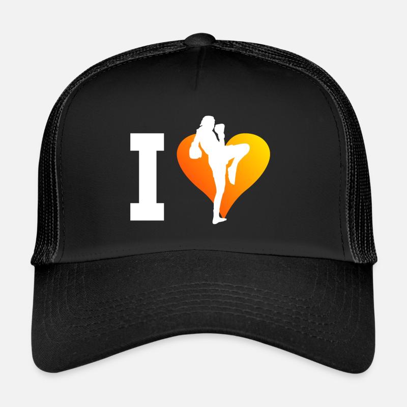 Boxe Thaï Hommes Muay Thai Boxer Thaï Boxe Thaï Casquette trucker 