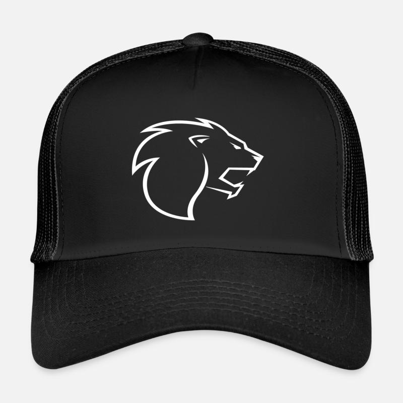 Lionzone - Casquette trucker  - noir/noir