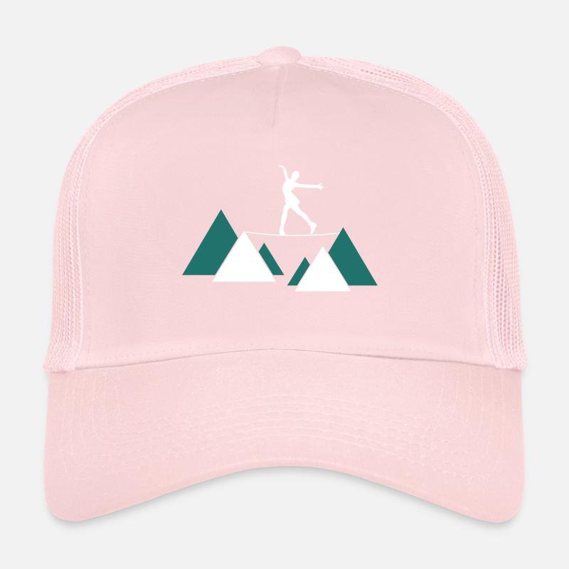 slackline slacken corde acrobate artiste équilibre Casquette trucker 