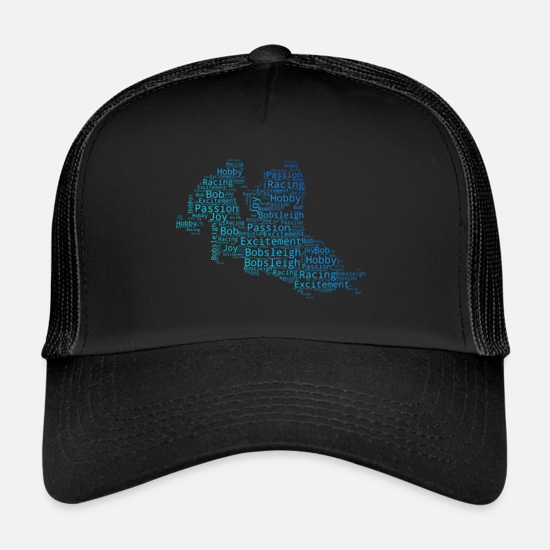Bobsleigh à deux hommes Bobsleigh Femmes Bobsleigh Casquette trucker 