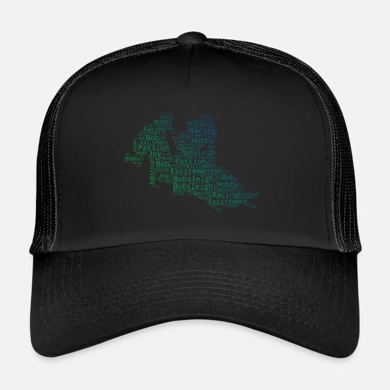 Men's Bobsleigh Track Bob Riding Women's Two-man Bobsleigh Trucker Cap