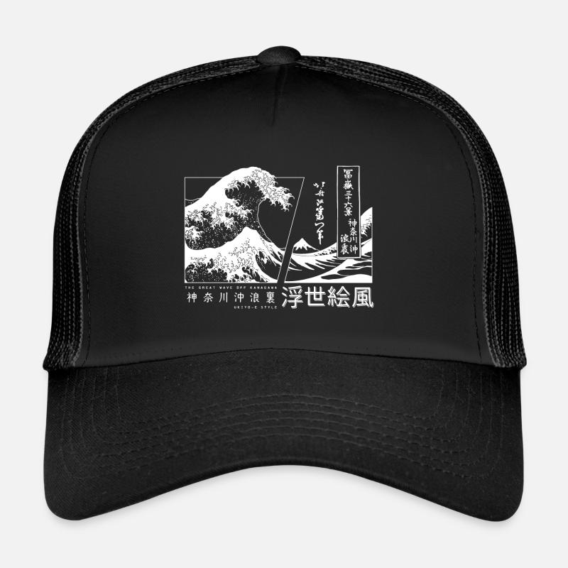 die große Welle vor Kanagawa Japan Trucker Cap