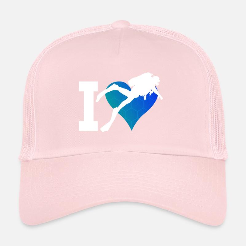 Plongeur Plongée Plongée Sous-marine Plongée Dames Casquette trucker 