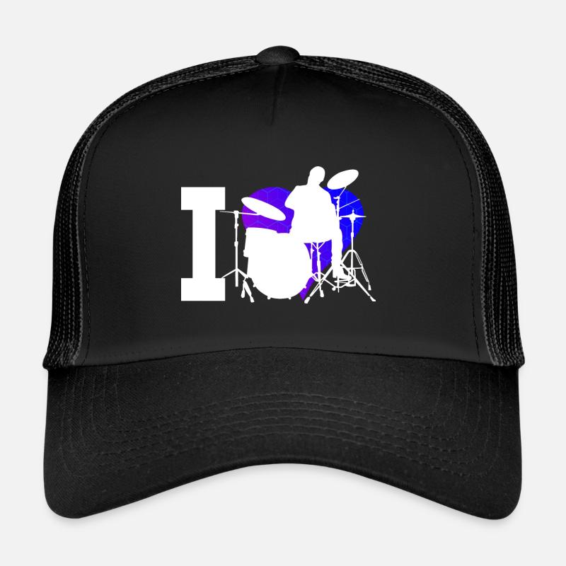 Percussionniste Batterie Batteur Casquette trucker 