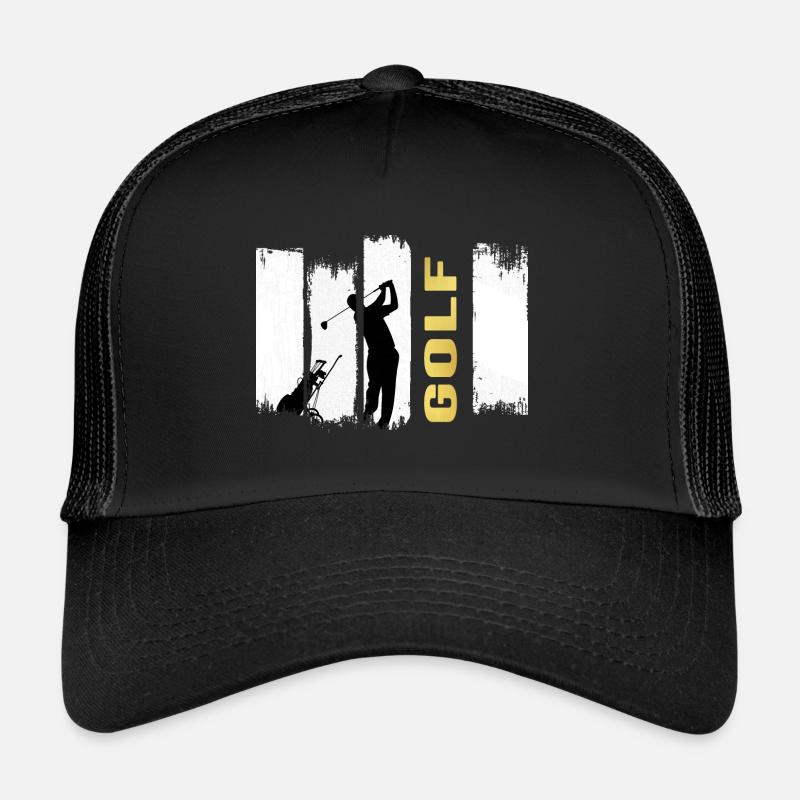 Golf Golfeur Servir sur le terrain de golf Casquette trucker 