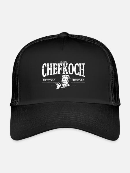 Chefkoch - Trucker Cap - Schwarz/Schwarz