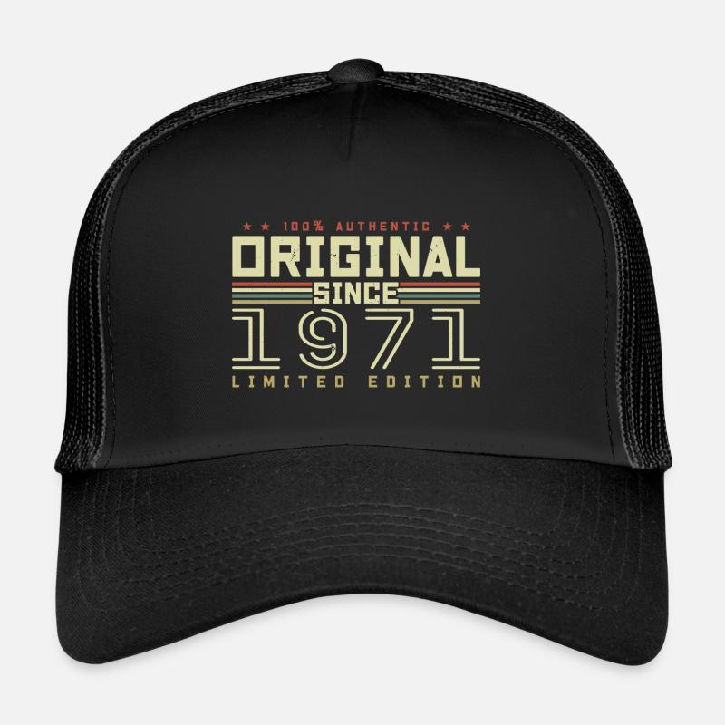 Original 1971 Retro 1971 Geburtstagsgeschenk Trucker Cap