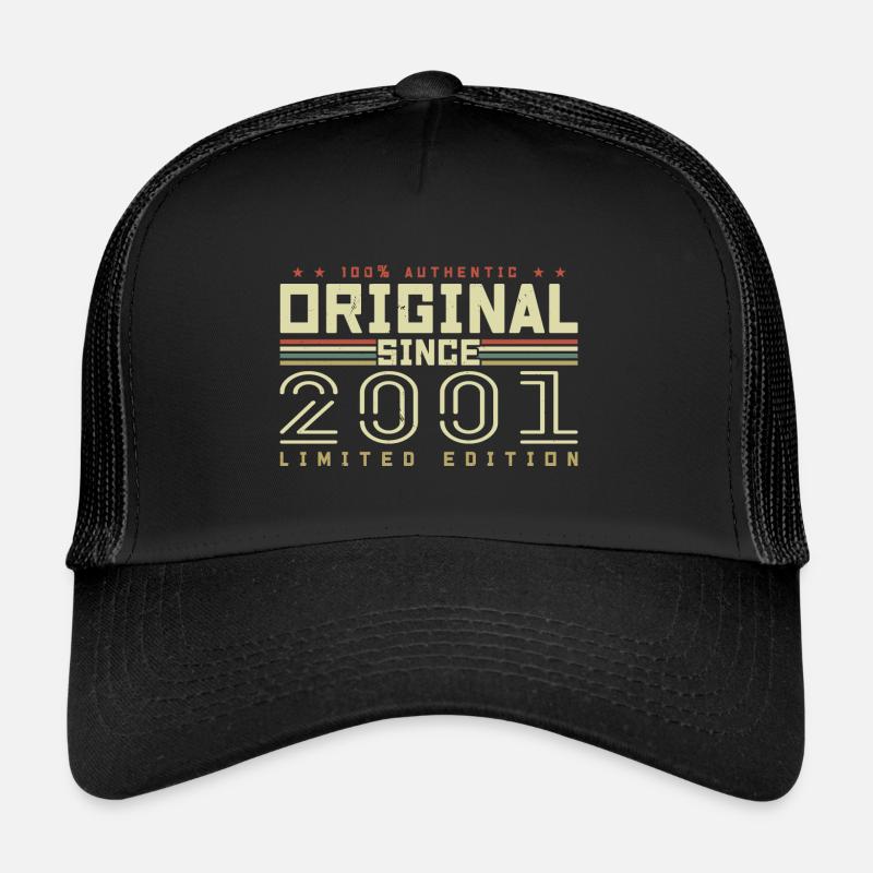 Original 2001 Cadeau Anniversaire 2001 Rétro 2001 Casquette trucker 