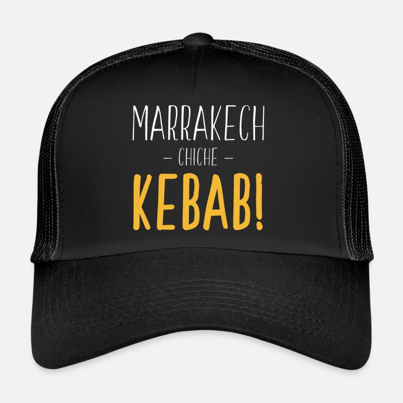 Marrakech Chiche Kebab - Weiß Gelb Trucker Cap