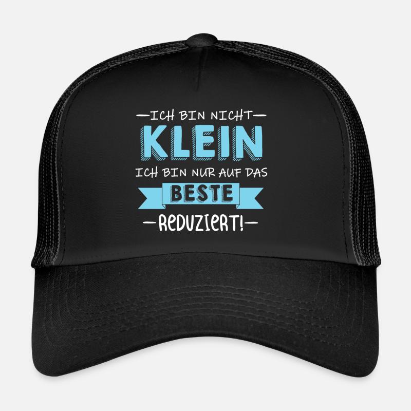 I'm not small - Trucker Cap - black/black
