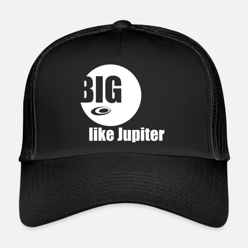 BIG like Jupiter - Space Planet Giant - Trucker Cap - black/black