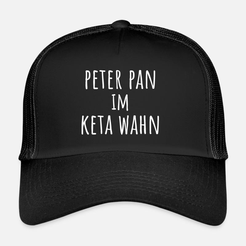 Peter Pan Lustig Spruch Rave Ketamin DnB Goa Droge Trucker Cap