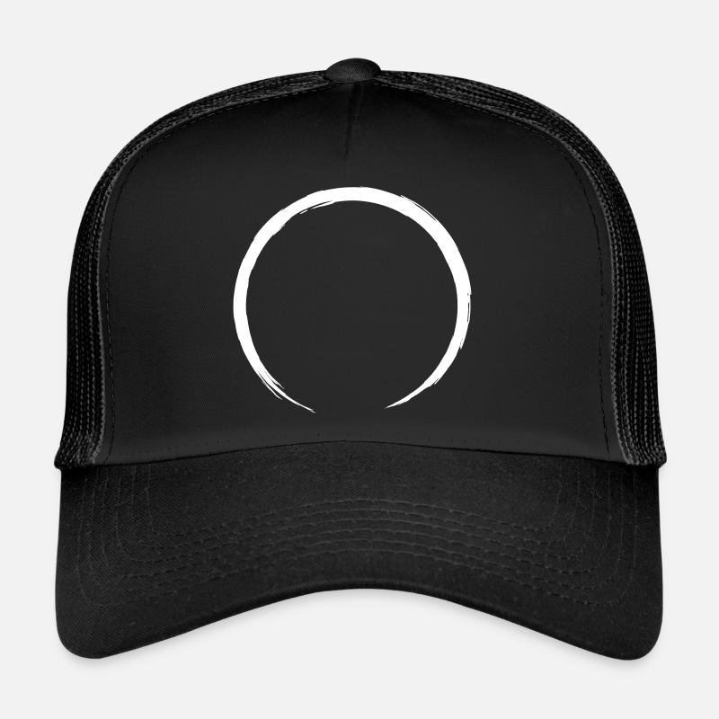 Cercle Grunge rétro rétro splash effet Casquette trucker 