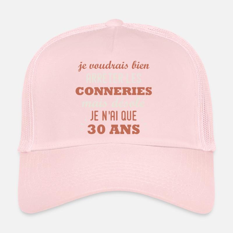 anniversaire 30 ans Casquette trucker 