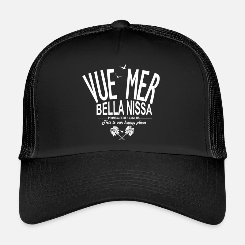 Vue Mer Bella Nissa Casquette trucker 
