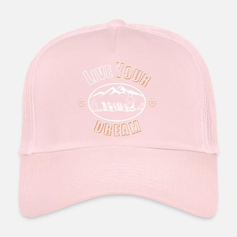 Lebe Deinen Traum Schlittenhunde Trucker Cap