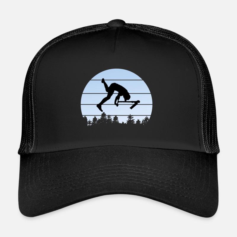 trottinette freestyle - Casquette trucker - noir/noir