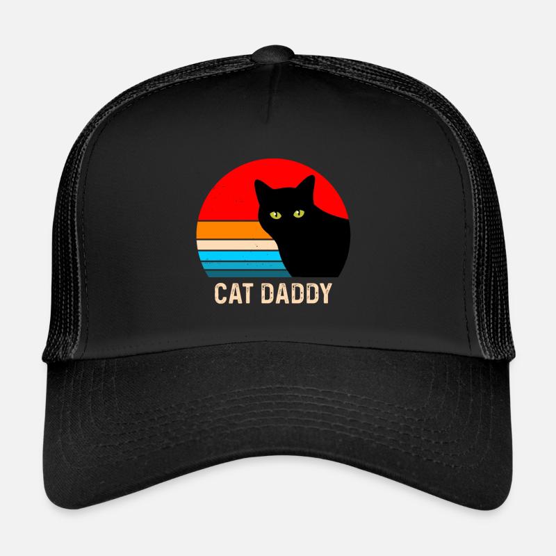 Cat Daddy - Casquette trucker  - noir/noir