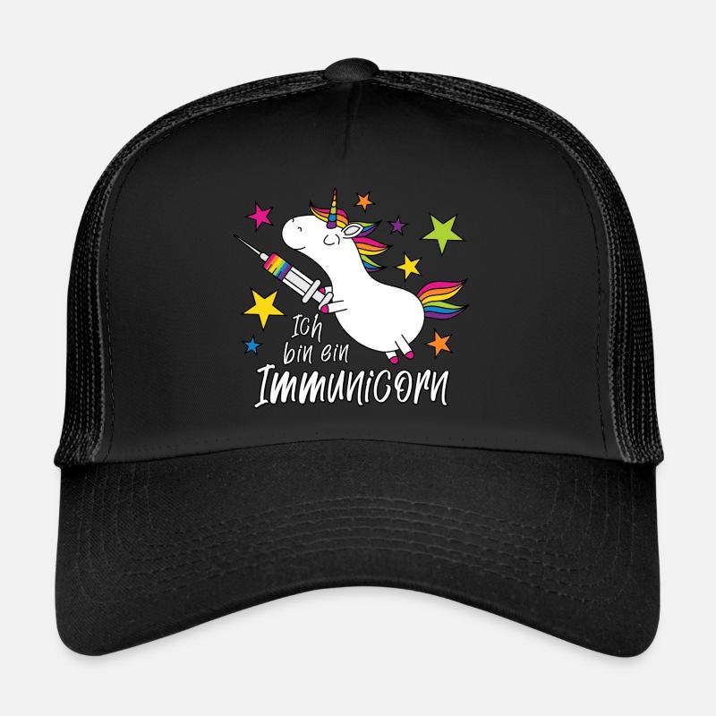 Geimpft Einhorn Ich bin ein Immunicorn Trucker Cap