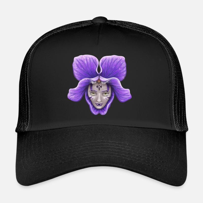Violette Casquette trucker 