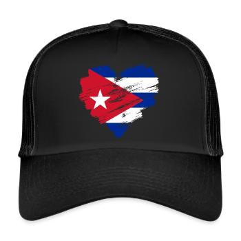 Kuba - Trucker Cap - Schwarz/Schwarz - Vorne
