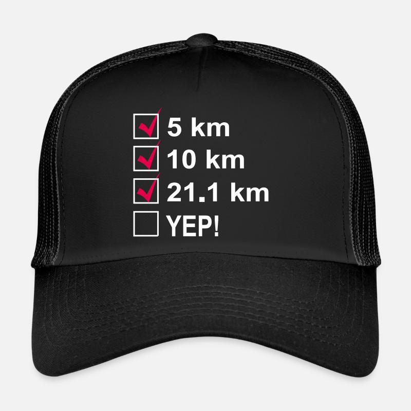 Marathon - Casquette trucker  - noir/noir