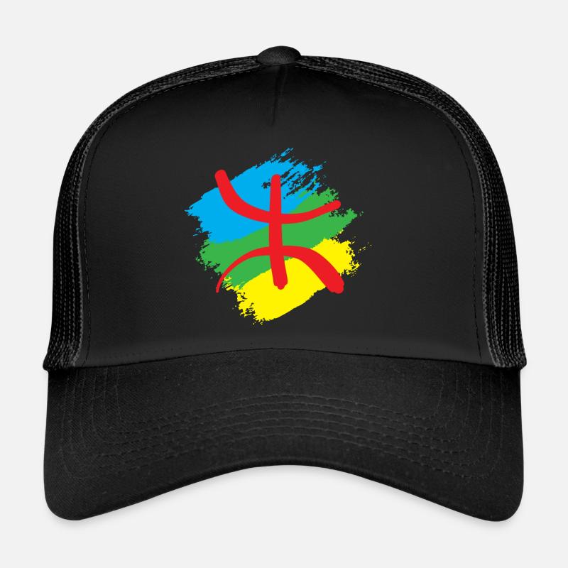 Stilisierte Amazigh-Flagge Trucker Cap