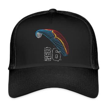 Geo 6 Ozone Paraglider - Trucker Cap - black/black - Front