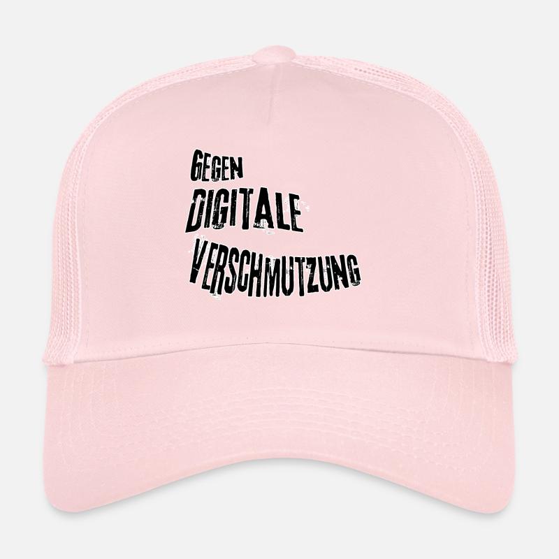 Contre la pollution numérique Casquette trucker 