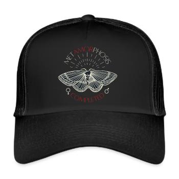 Metamorphosis Completed! - Trucker Cap - Schwarz/Schwarz - Vorne