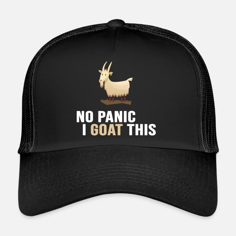 Chèvre gardant chèvres chevriers chèvre ceci Casquette trucker 