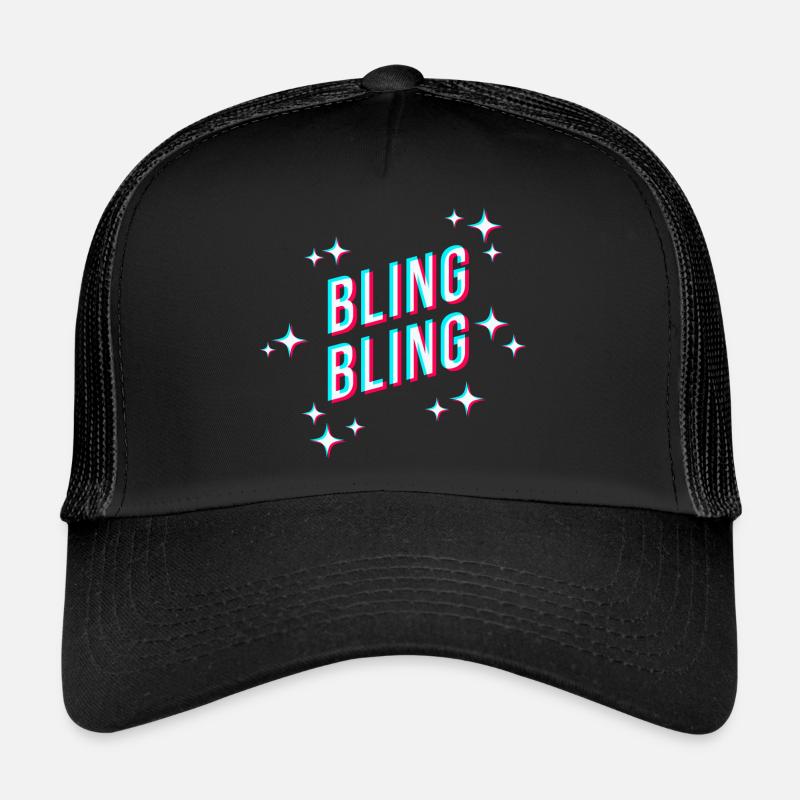 bling bling funkelnde sterne spruch sticker cool Trucker Cap