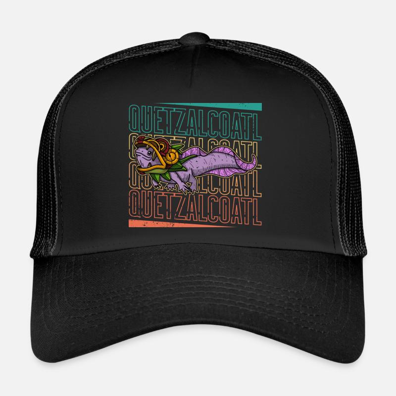 Quetzalcoatl Axolotl Mexico Aztecs Deity Trucker Cap