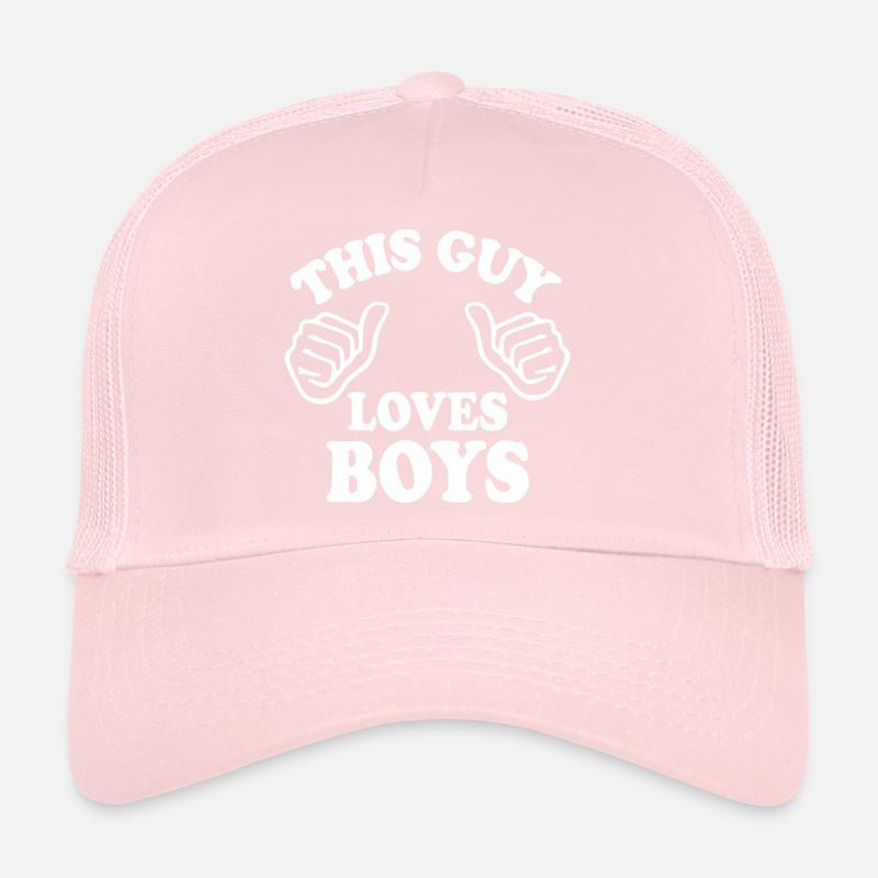 This guy loves boys Casquette trucker 
