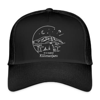 Kilimanjaro Kilimanjaro Tanzania Kenya Keepsake - Trucker Cap - black/black - Front