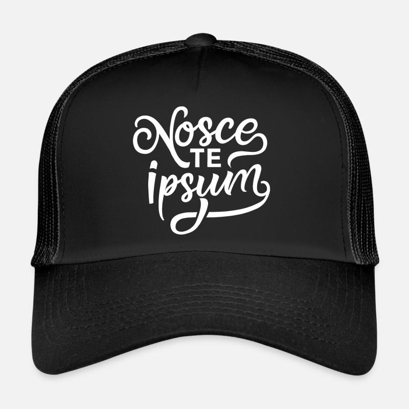 Nosce te ipsum Casquette trucker 