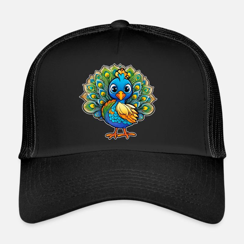 Cute Peacock III Trucker Cap
