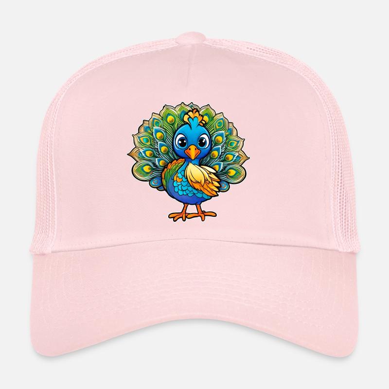 Cute Peacock III Trucker Cap