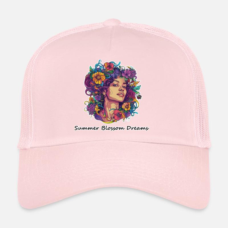 Rêves de fleurs d’été Casquette trucker 