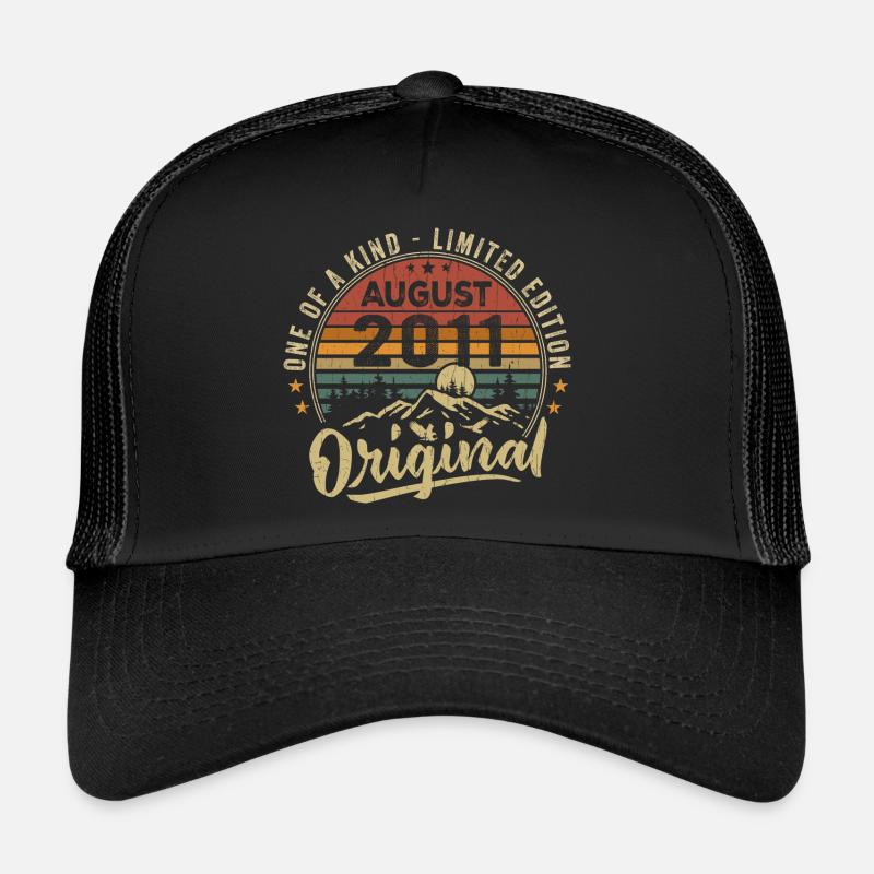August 2011 Geburtstagsgeschenk 2011 Legenden August Trucker Cap