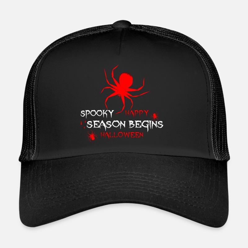Halloween Spinne Gruselzeit Trucker Cap
